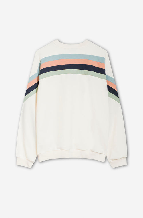 Walker Elfenbein/Stahl Sweatshirt