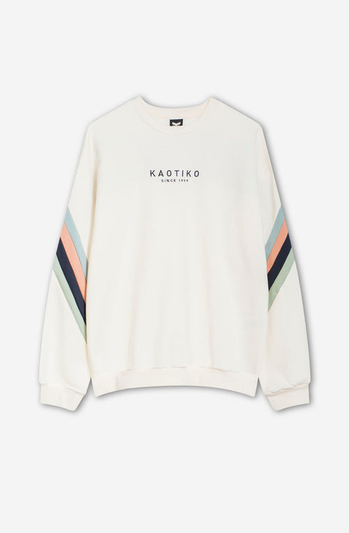 Walker Elfenbein/Stahl Sweatshirt