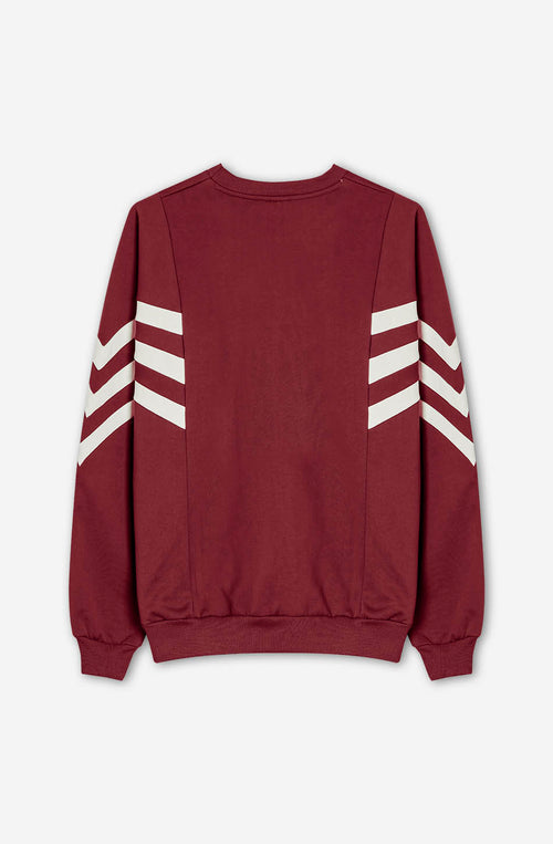 Sudadera Chad Dark Burgundy/ Ivory