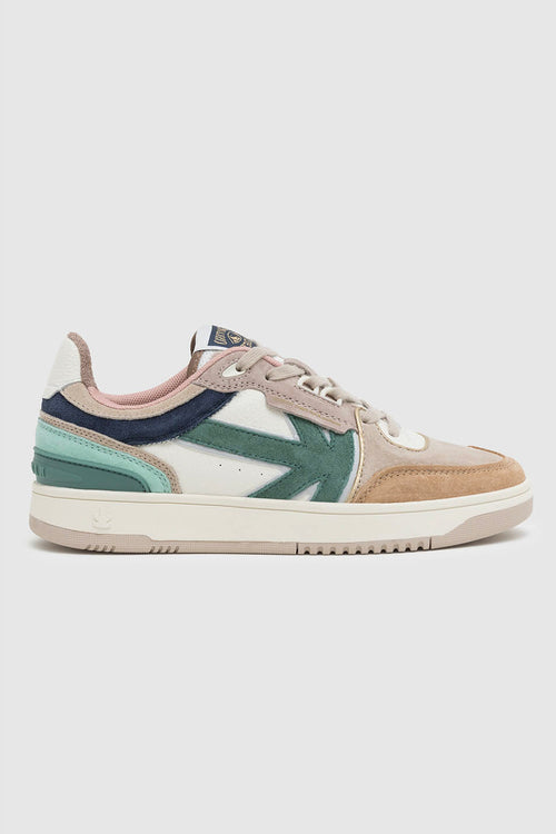 Kaotiko Paspelierte Wildleder-Multi-Sneaker