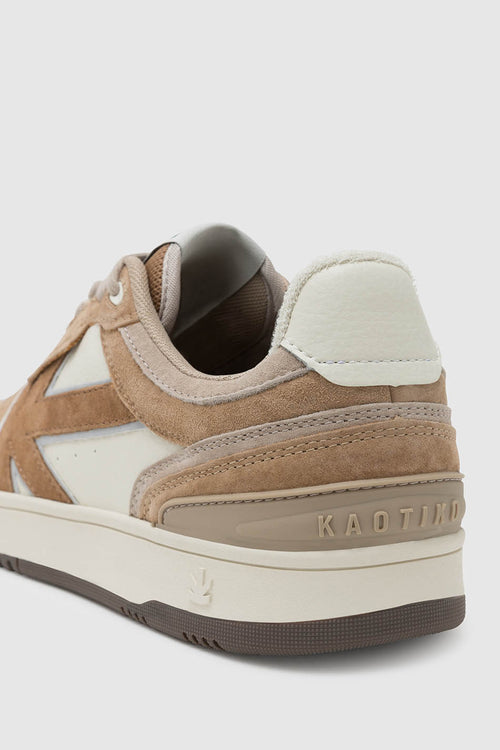 Kaotiko Boston Piping Suede Wood Sneakers