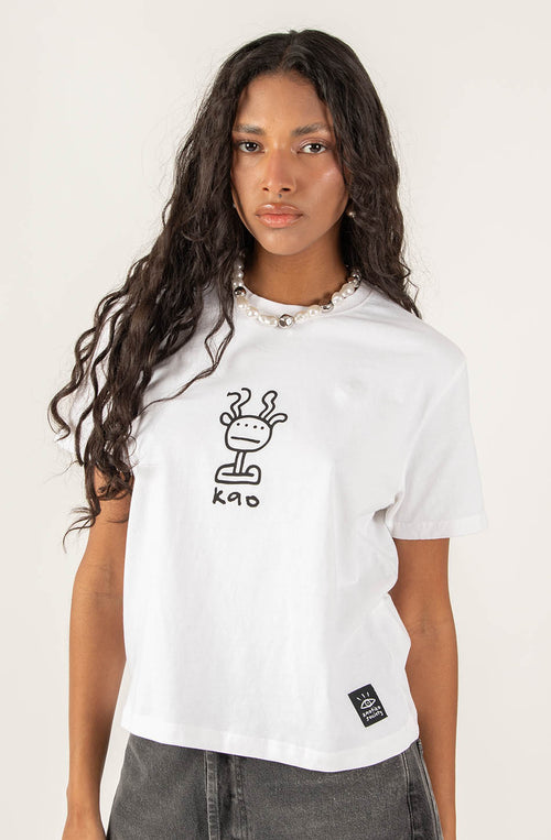 Washed Boy Eye White T-shirt