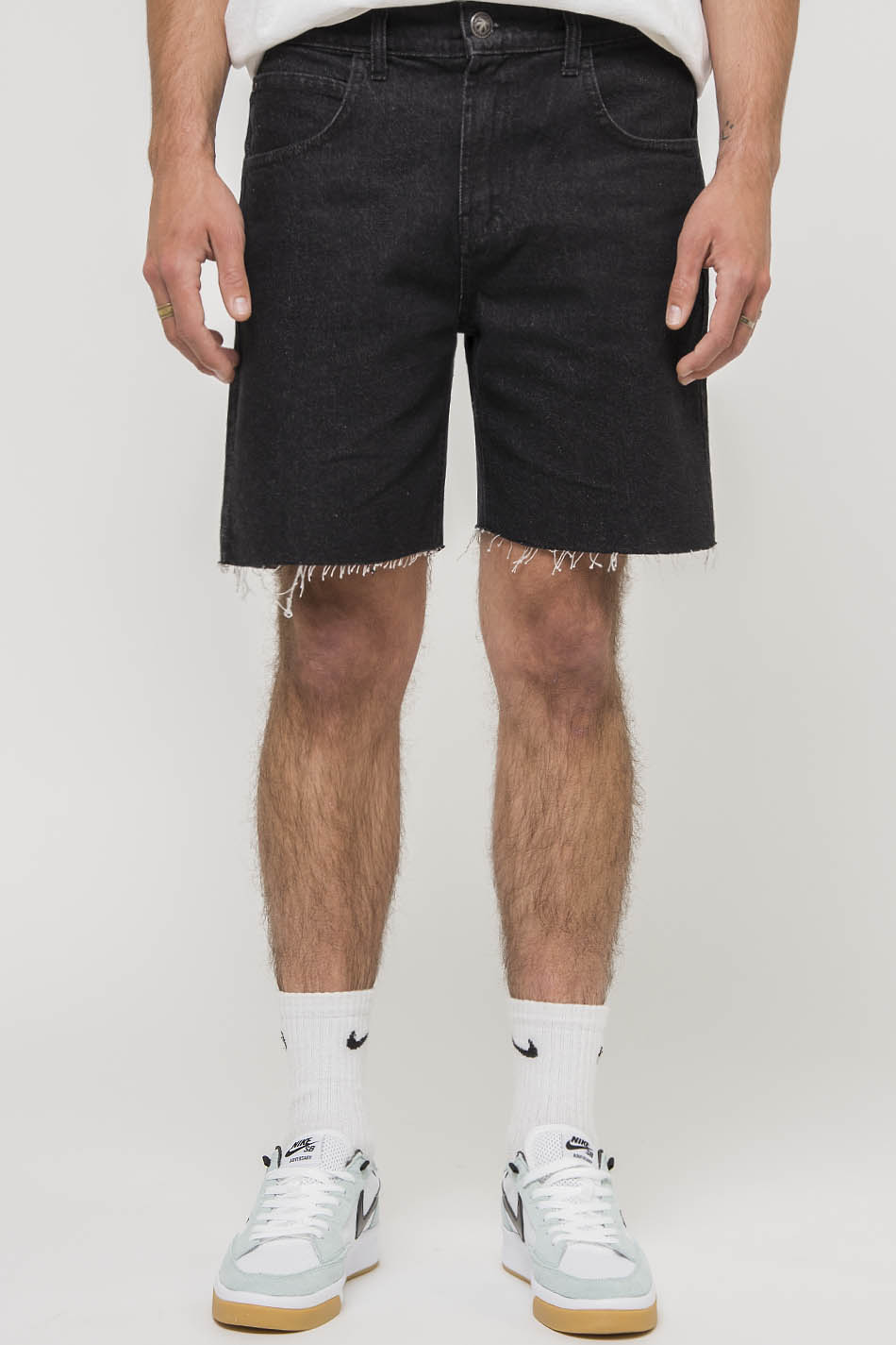 Baggy Denim Black Short