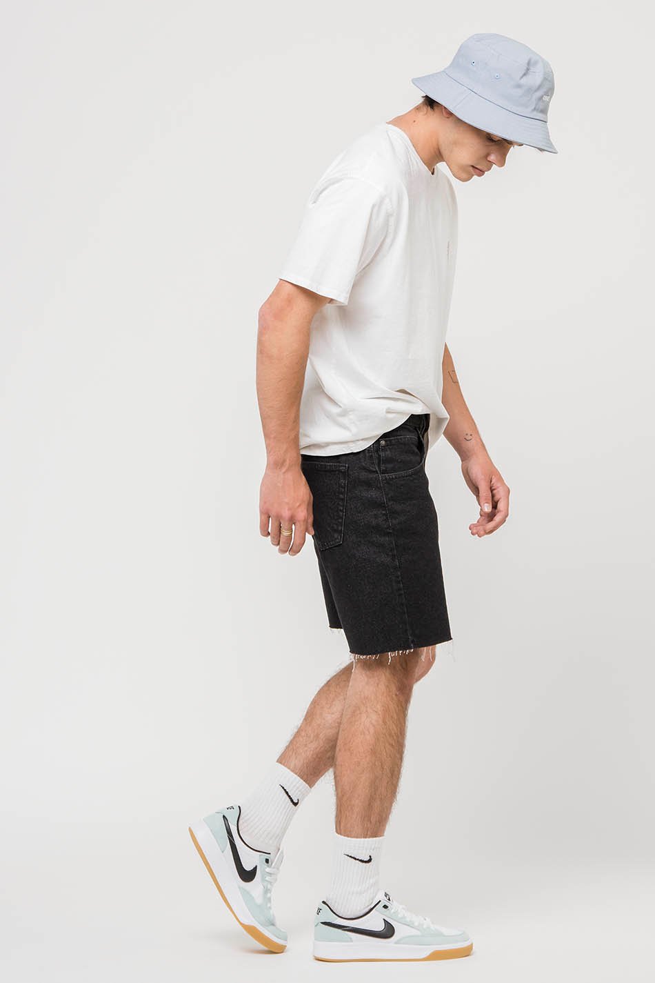 Baggy Denim Black Short