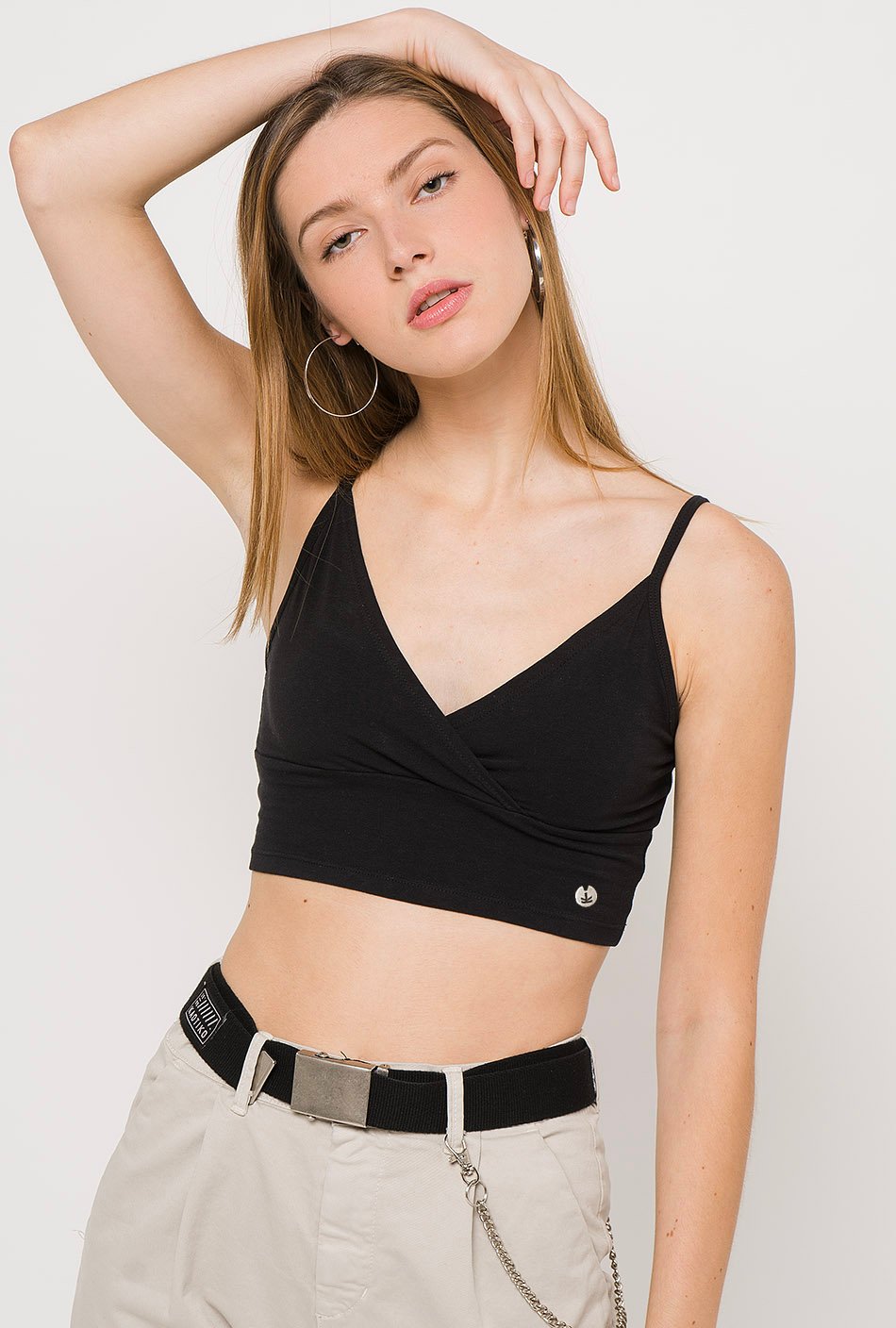 Black crop top Nicole