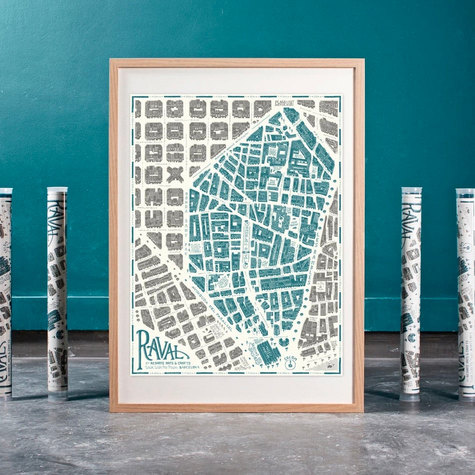 Barcelona-Raval Map