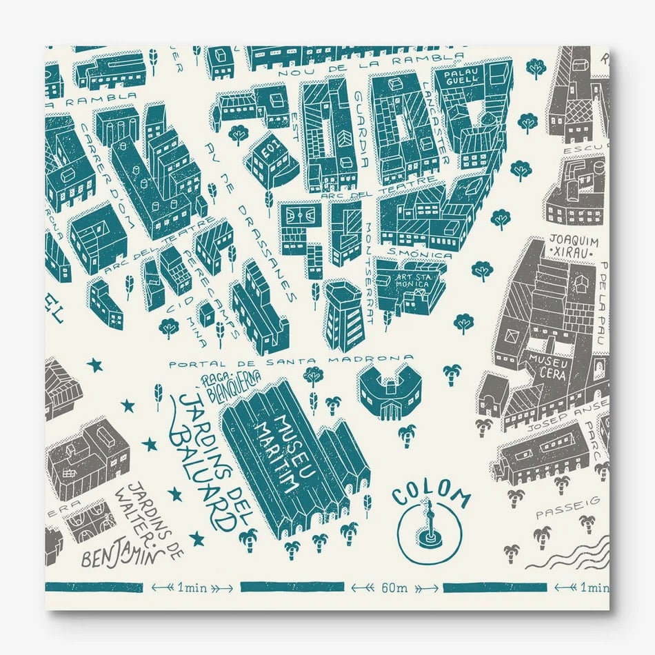 Barcelona-Raval Map