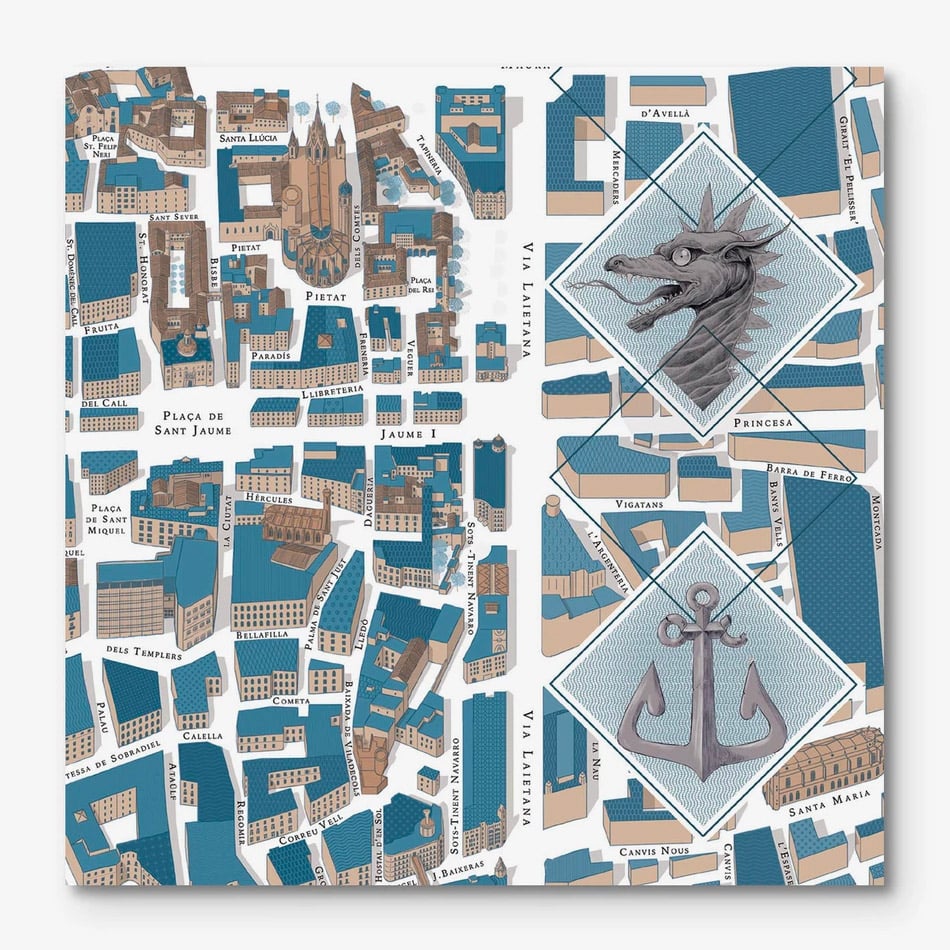 Mapa Barcelona-Gòtic