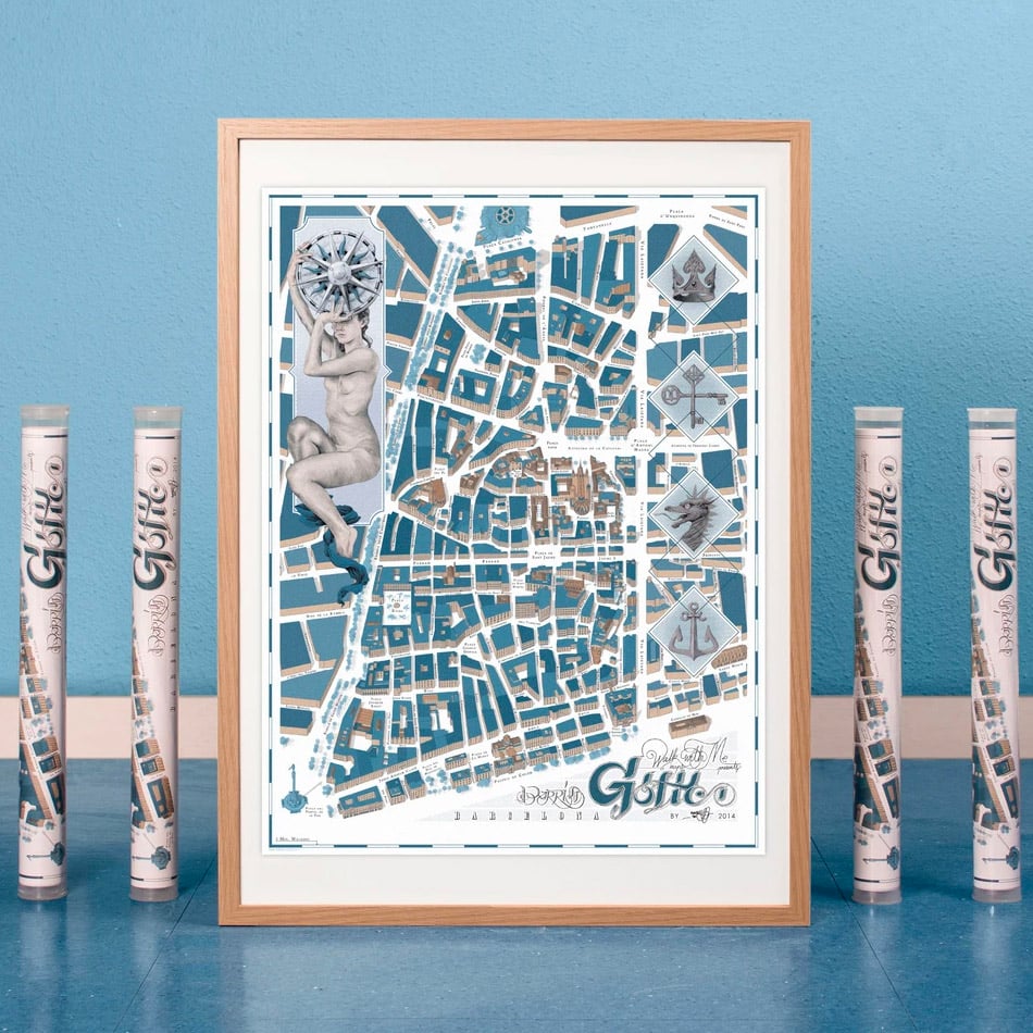 Mapa Barcelona-Gòtic