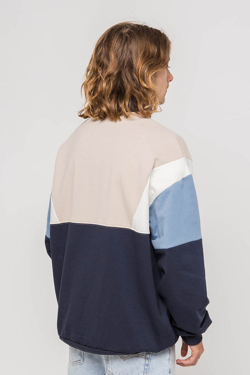 Sweat-shirt Colin Marine / Beige