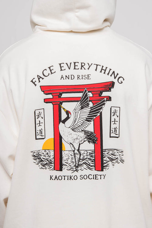 Sweatshirt Face Everything Ivoire