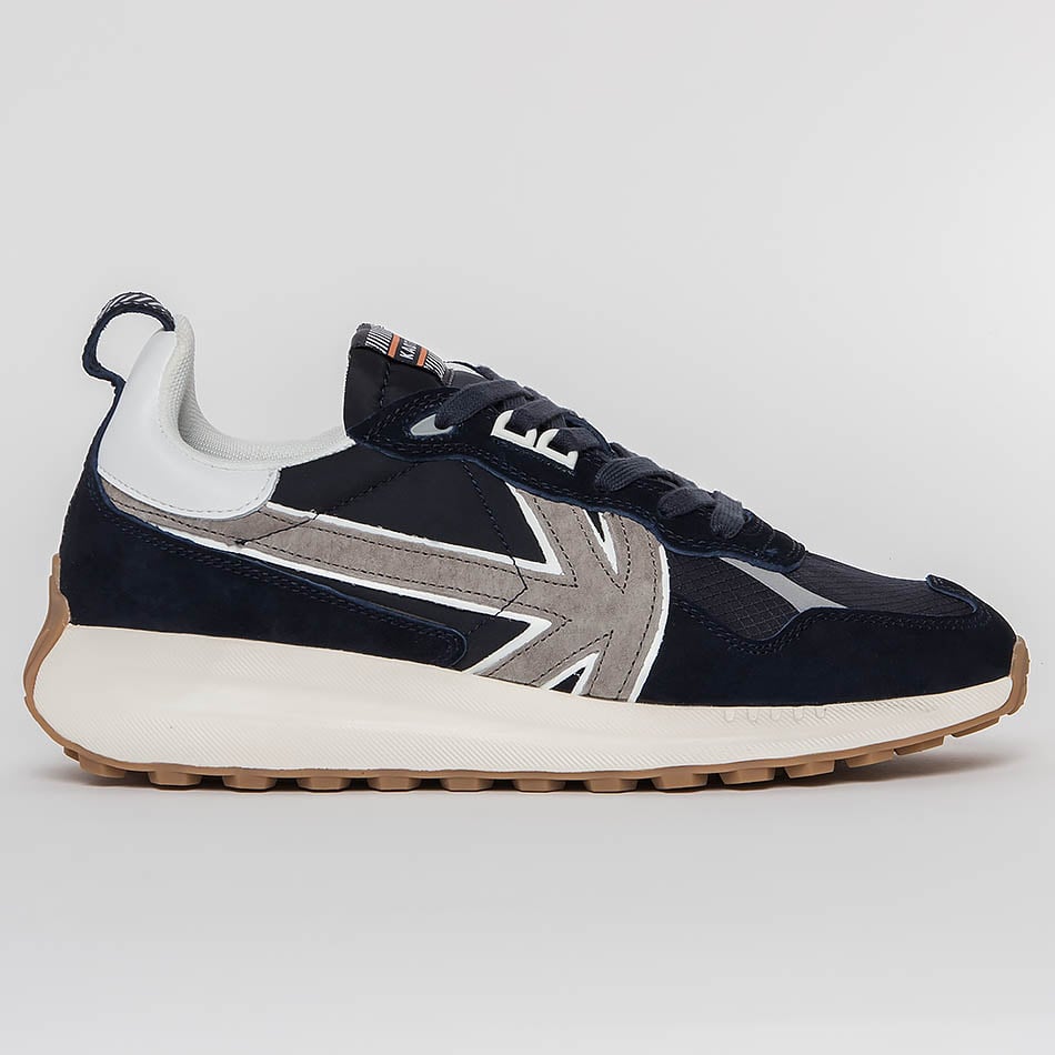 Navy Kaotiko Retro Running Shoes