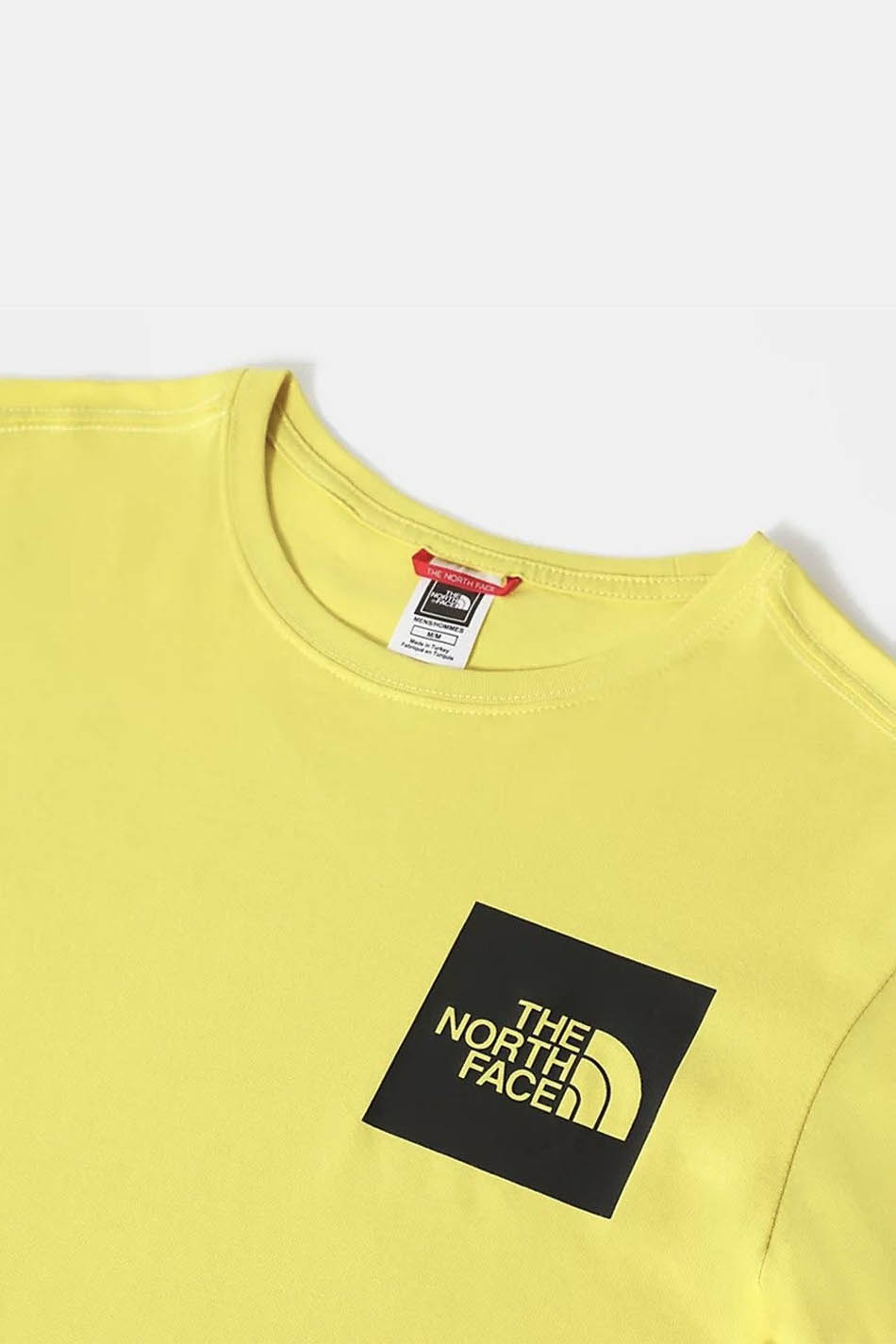 Yellow North Face Fine T-shirt