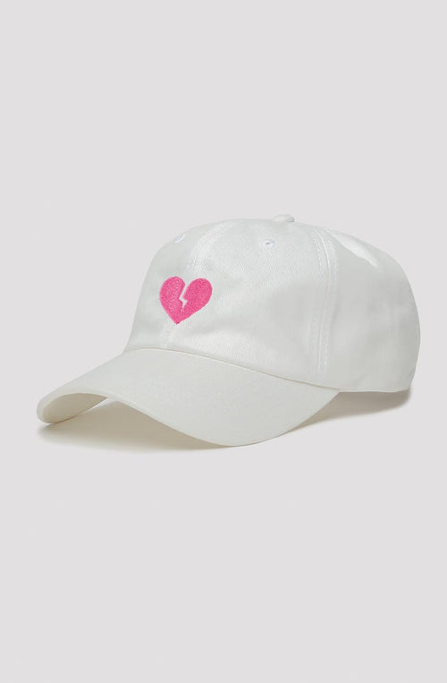 Gorra Broken Heart White