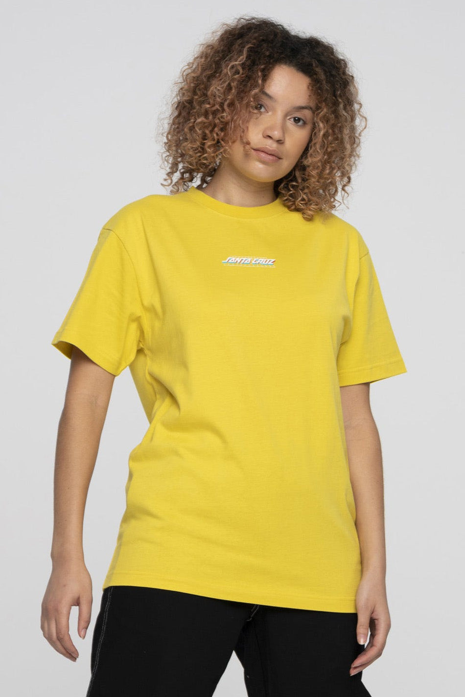 Gold Santacruz Realm Dot T-Shirt