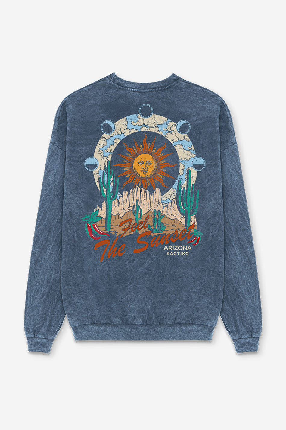 Washed Sunset Navy Sweatshirt