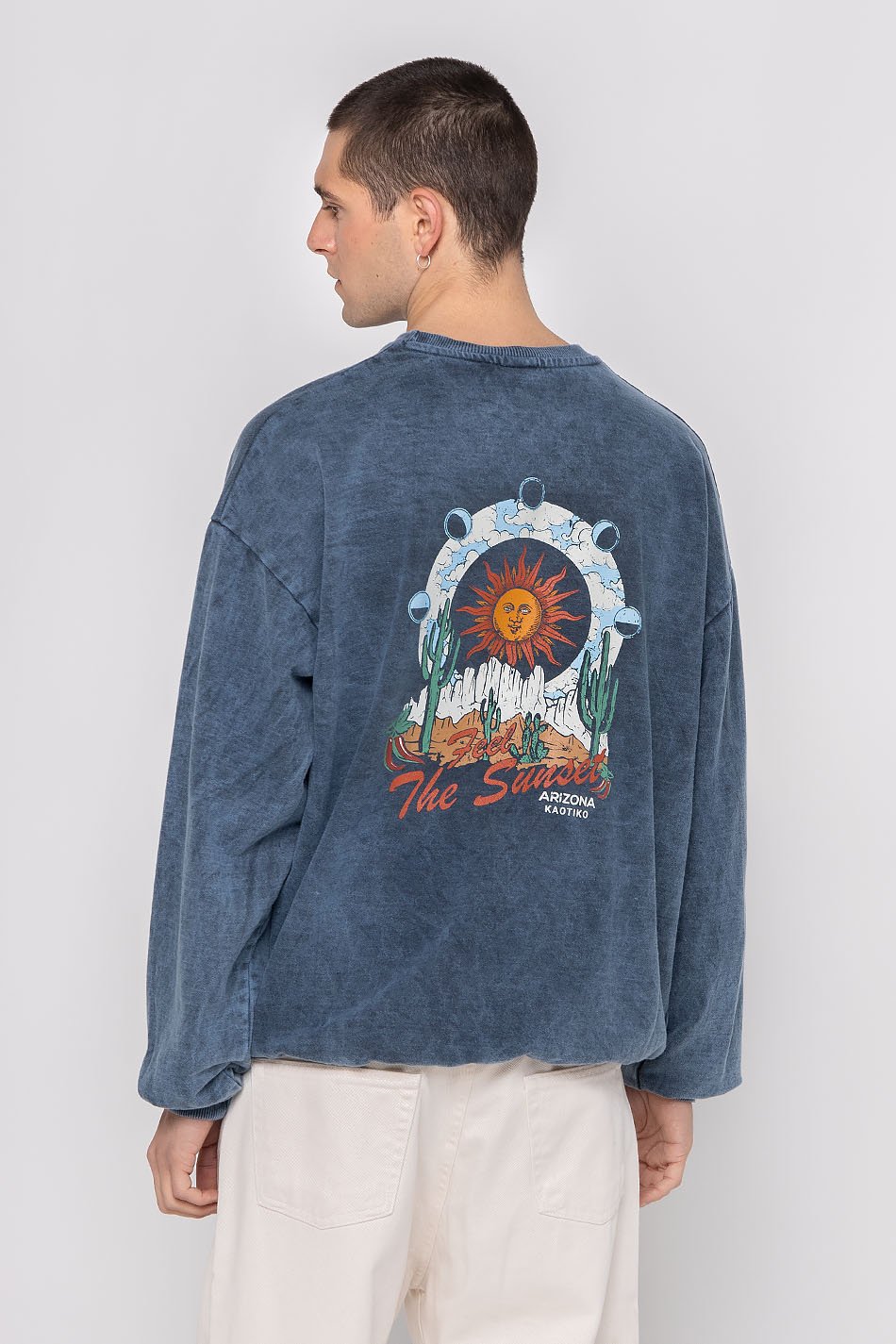 Washed Sunset Navy Sweatshirt