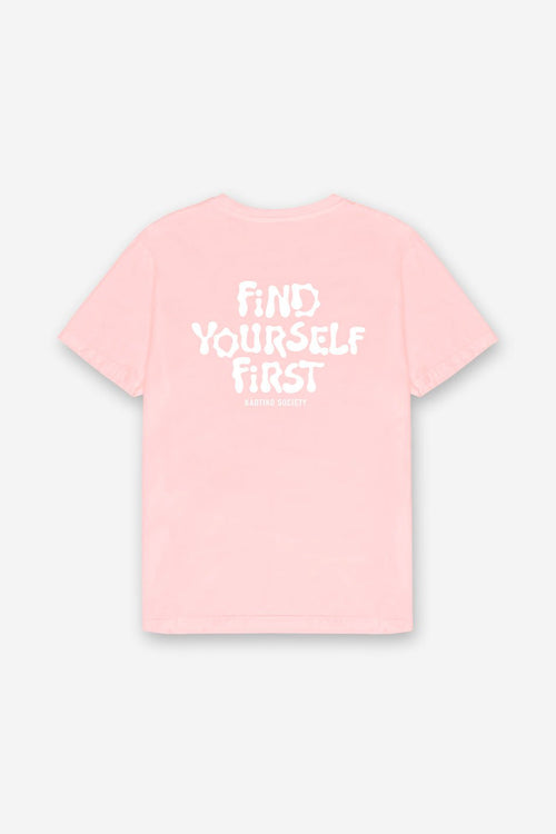 T-Shirt Washed Find Yourself Pink