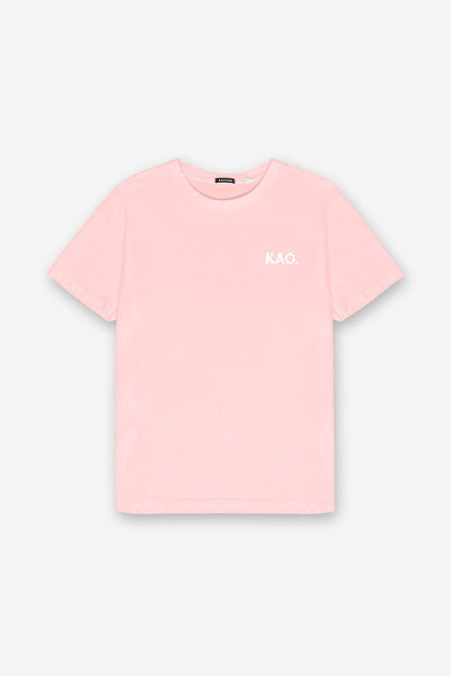 Camiseta Washed Find Yourself Pink