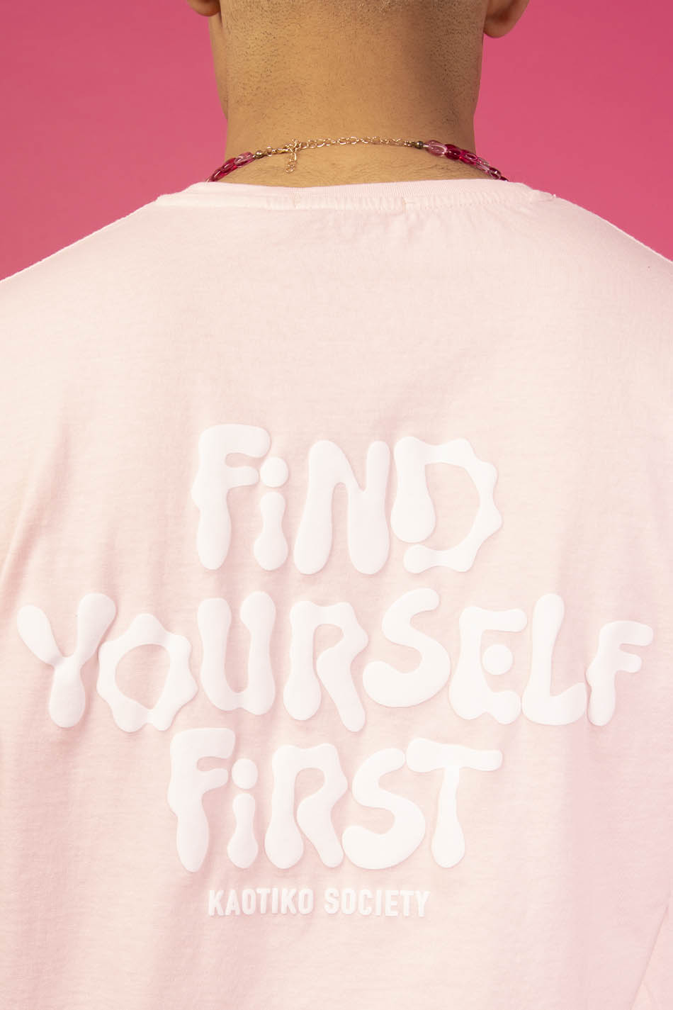 Pink Find Yourself Washed T-Shirt