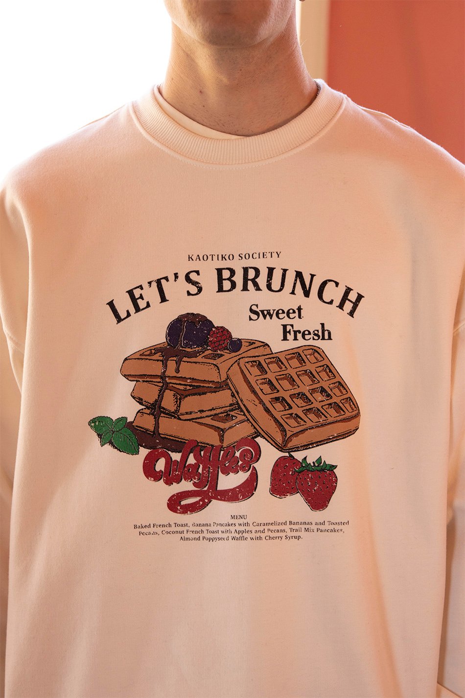 Ivory Let’s Brunch Sweatshirt