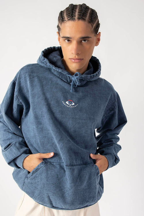 Washed Free Your Mind Navy Sweatshirt