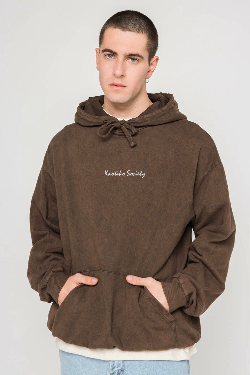 Brown Washed Vancouver Society Sweatshirt