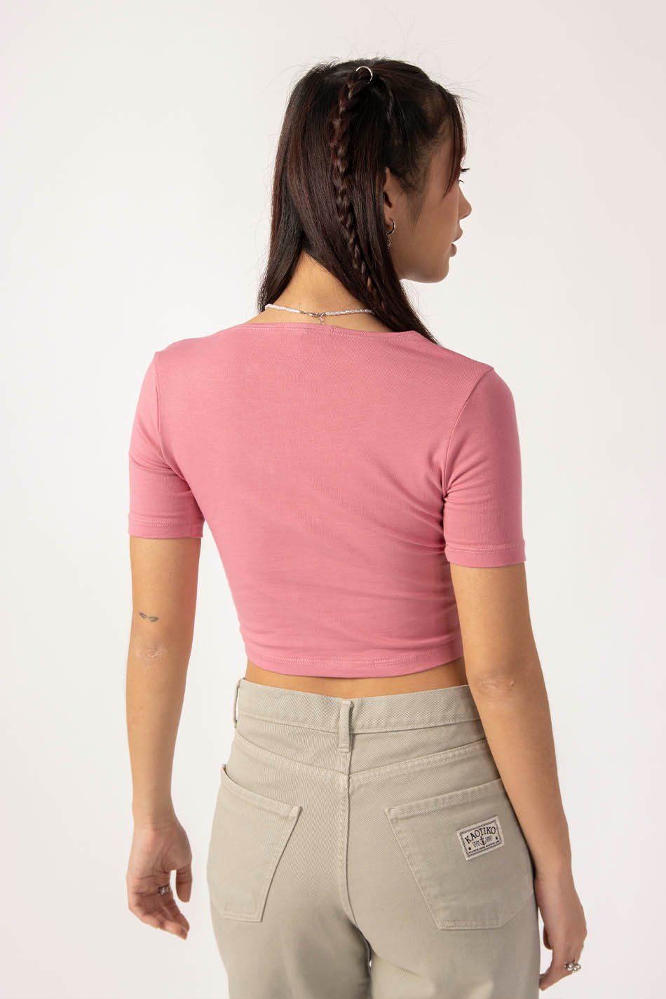 Marge Pink Flamingo Top