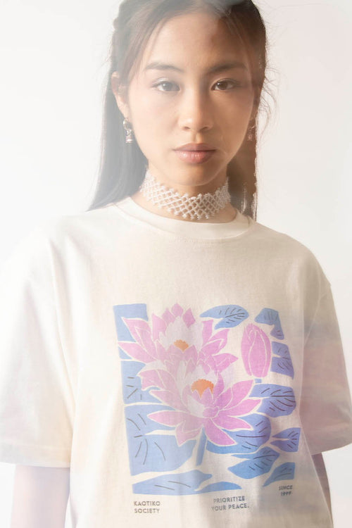 Water Lily Organic Cotton T-Shirt