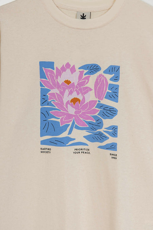 Water Lily Organic Cotton T-Shirt