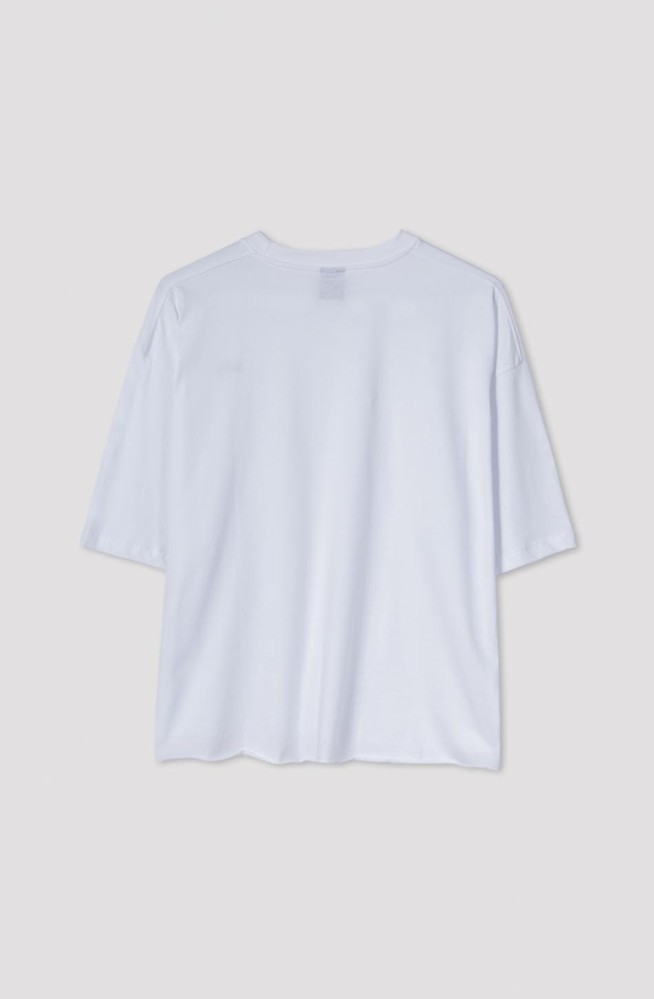 Calvin Cropped White T-Shirt