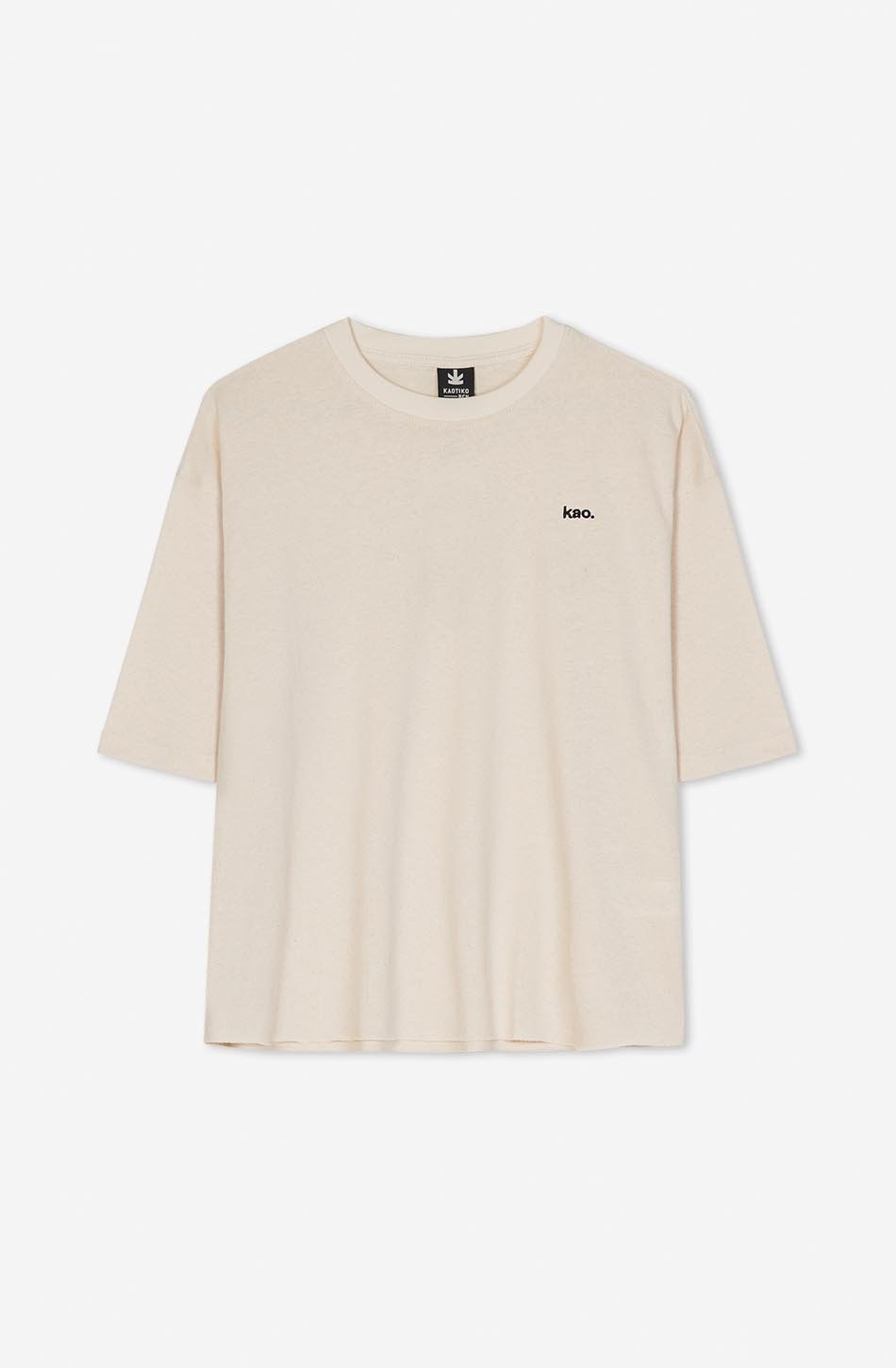 Calvin Cropped Organic Cotton T-shirt