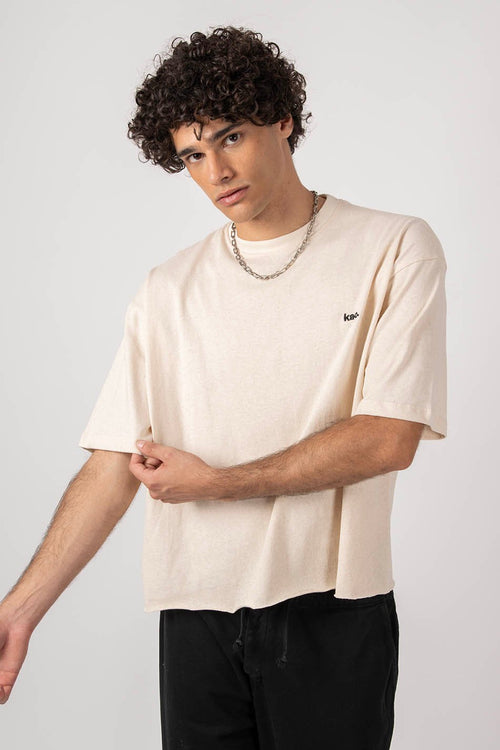 T-shirt Calvin Cropped Organic Cotton