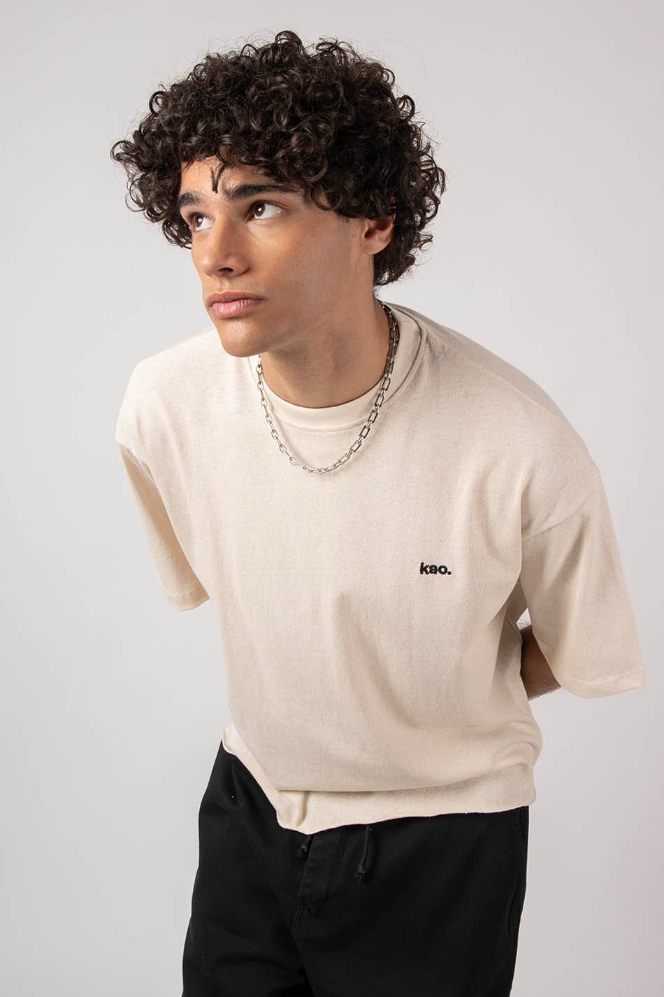 Calvin Cropped Organic Cotton T-Shirt