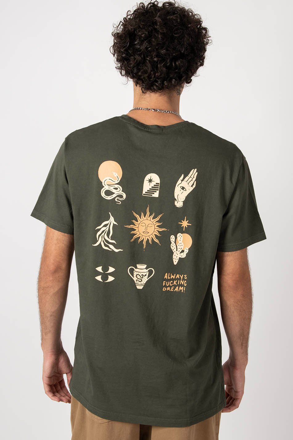 Army Green Washed Mojave Elements T-Shirt