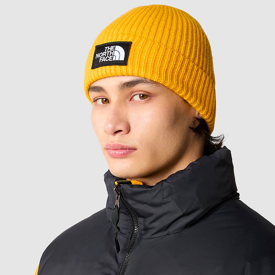 Gorro The North Face Logo Box Cuffed Yellow