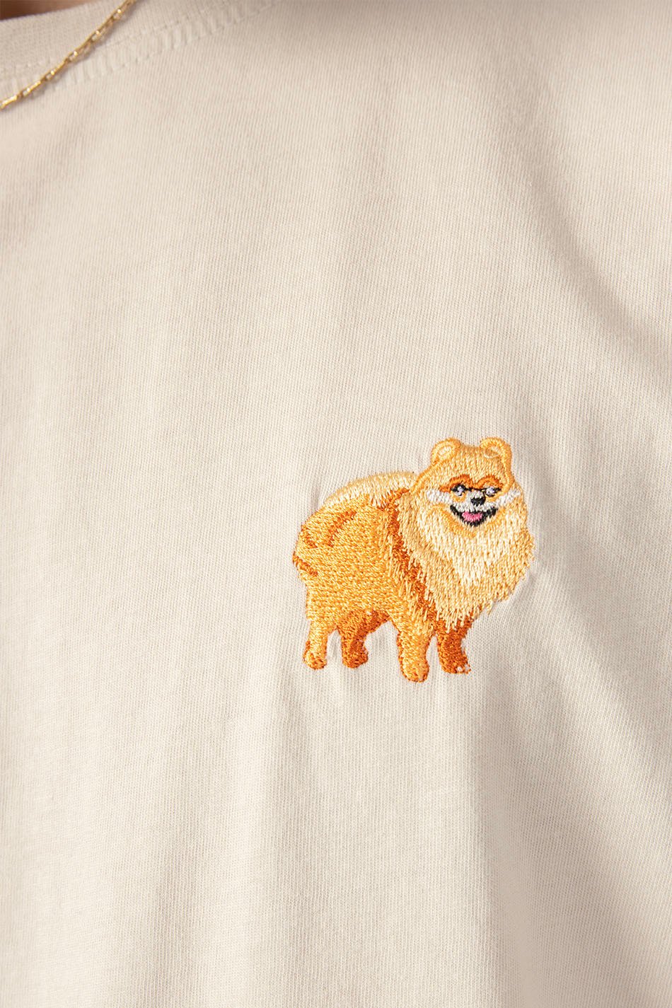 Camiseta Washed Pomerania Stone