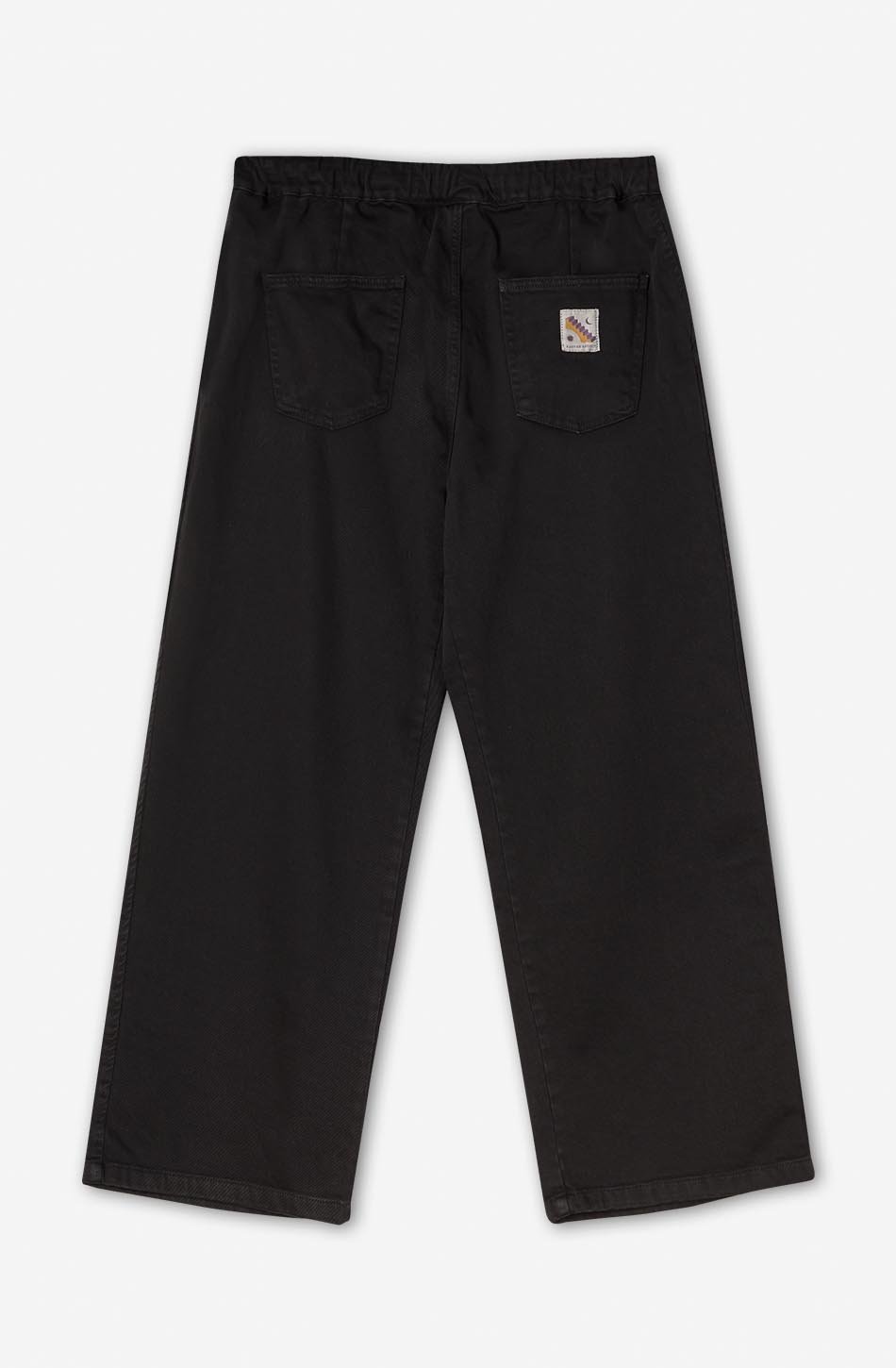 Black Denim Casual Trousers