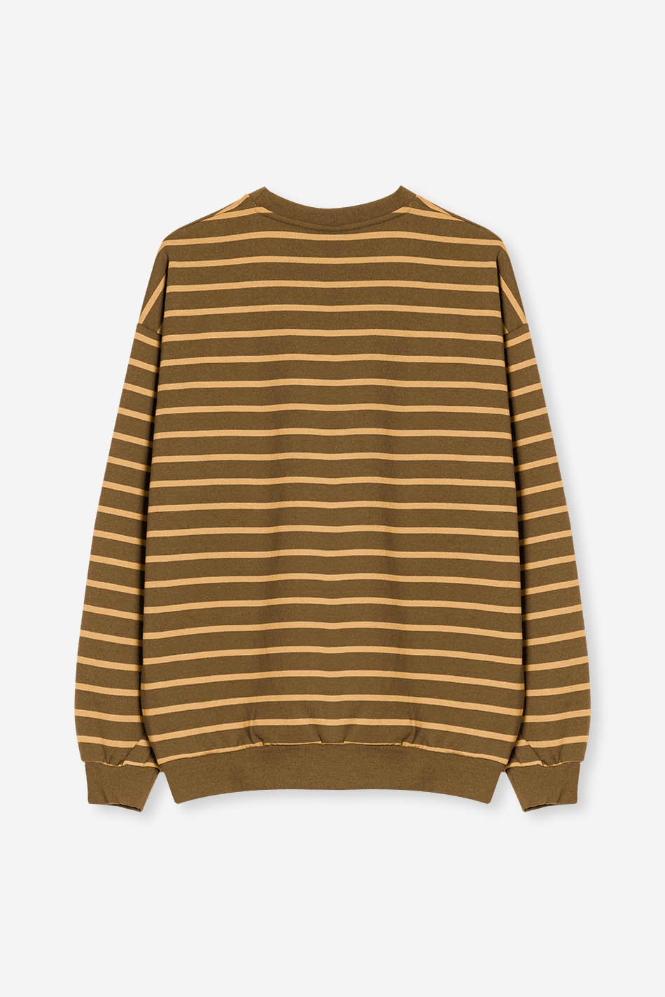 Kao Brown Striped Sweatshirt