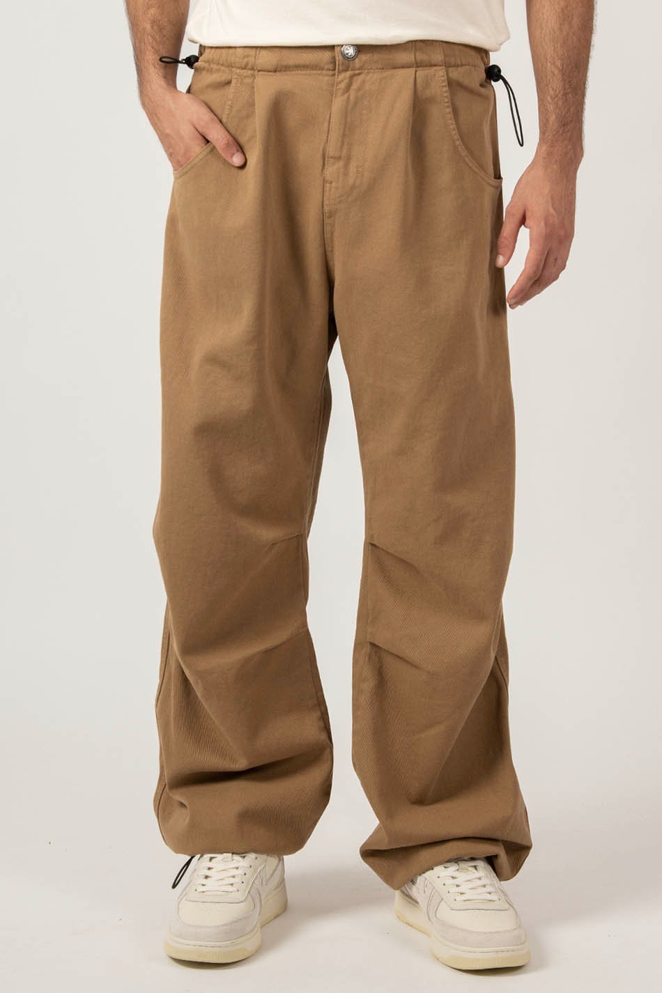 Camel Parachute Trousers