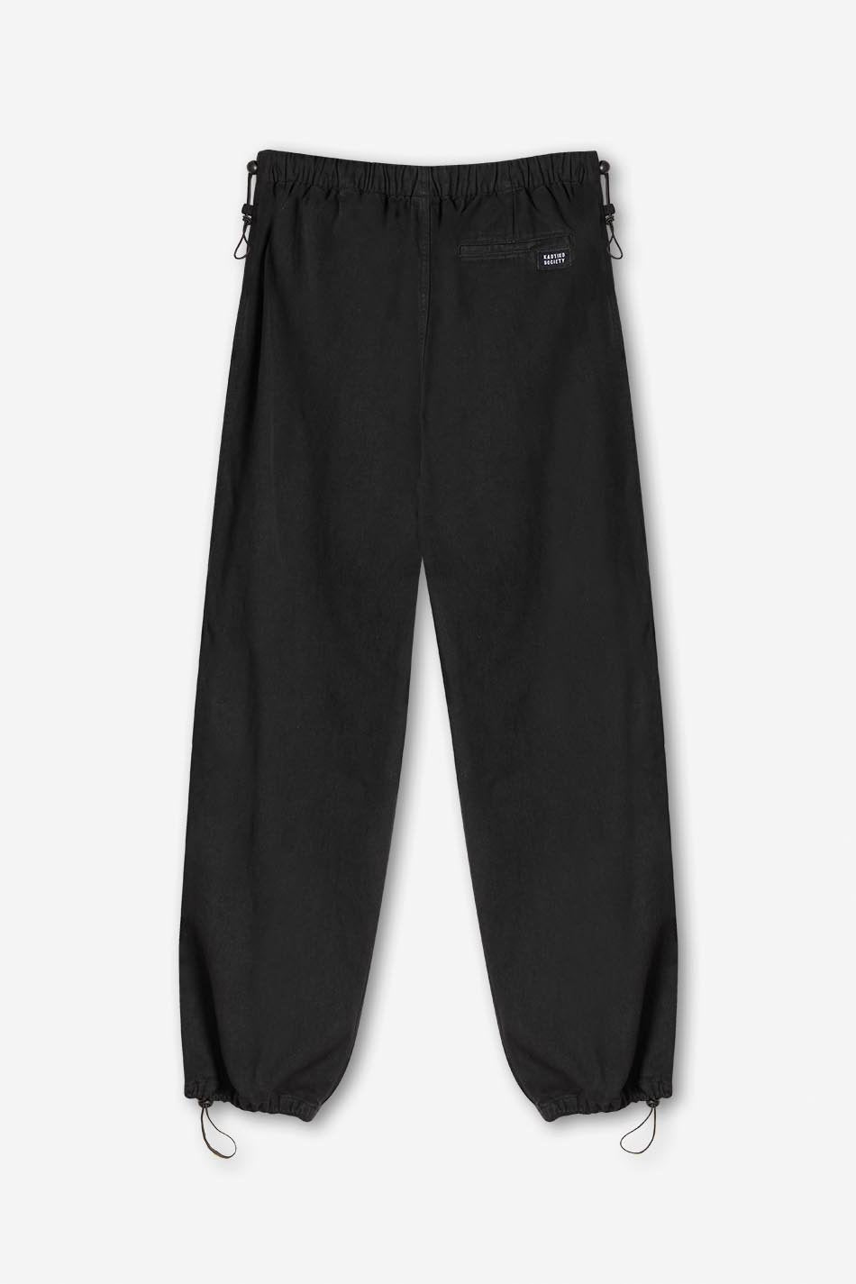 Black Parachute Trousers