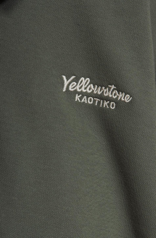 Sudadera Bear YellowStone Old Green