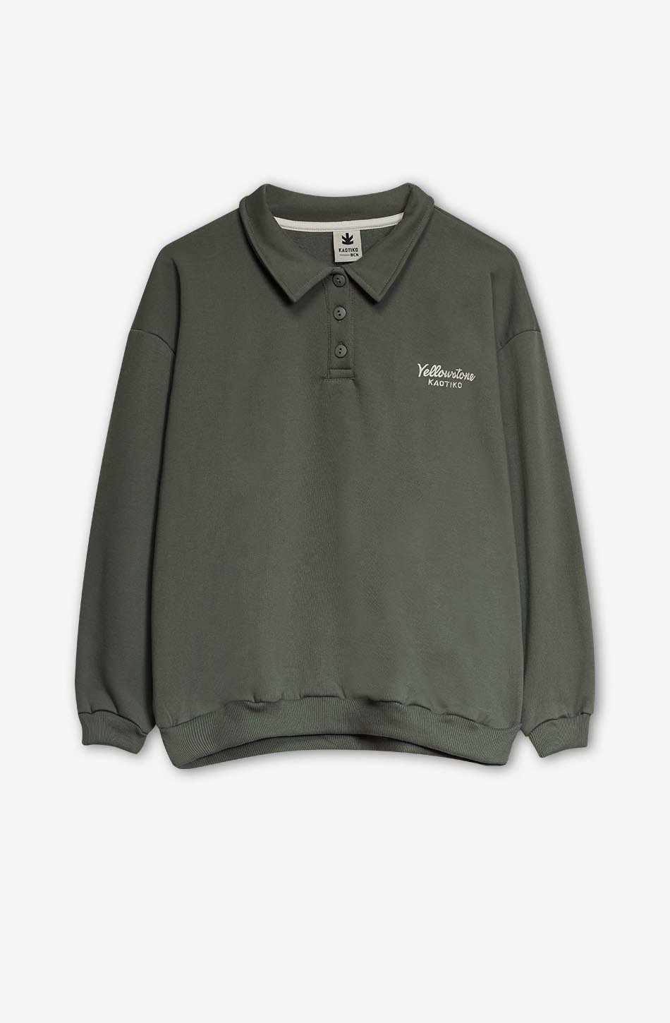 Sudadera Bear YellowStone Old Green