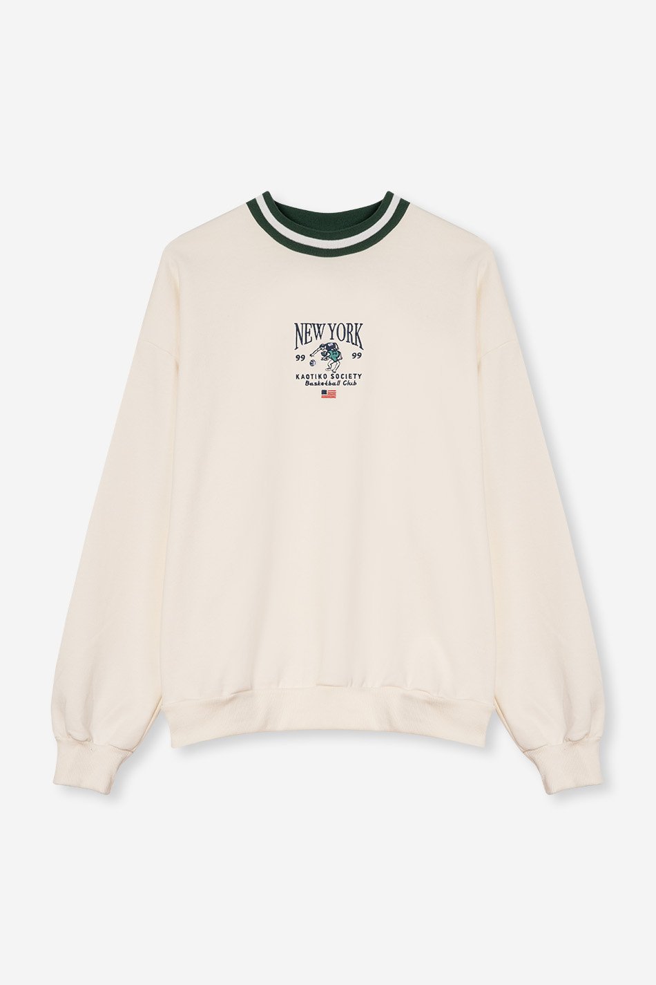 Ivory New York Basketball Sweatshirt