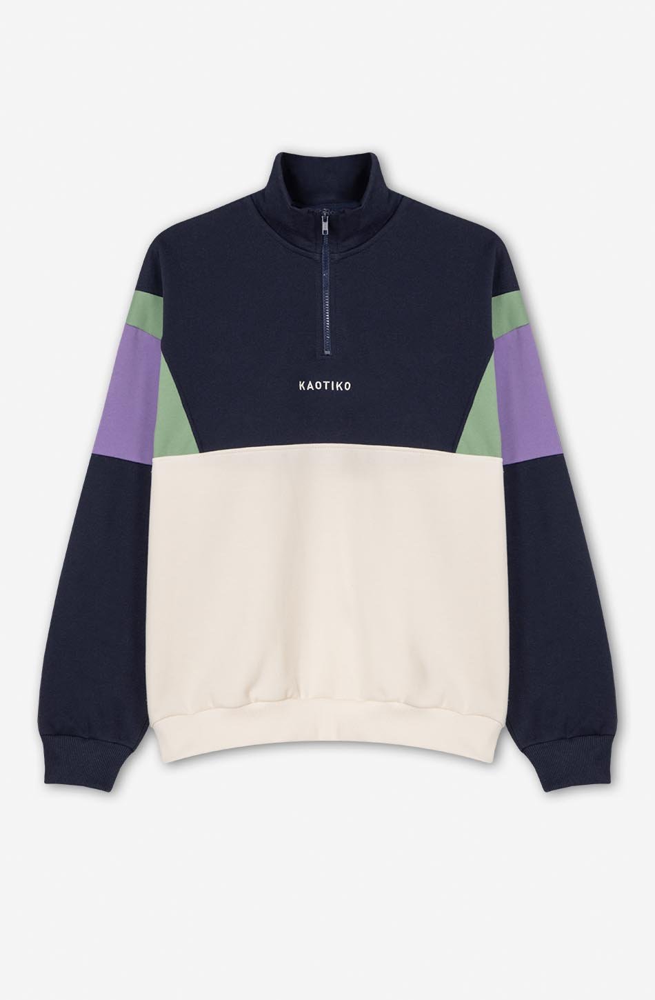 Ivory/Navy /Bosco Green Arthur Sweatshirt