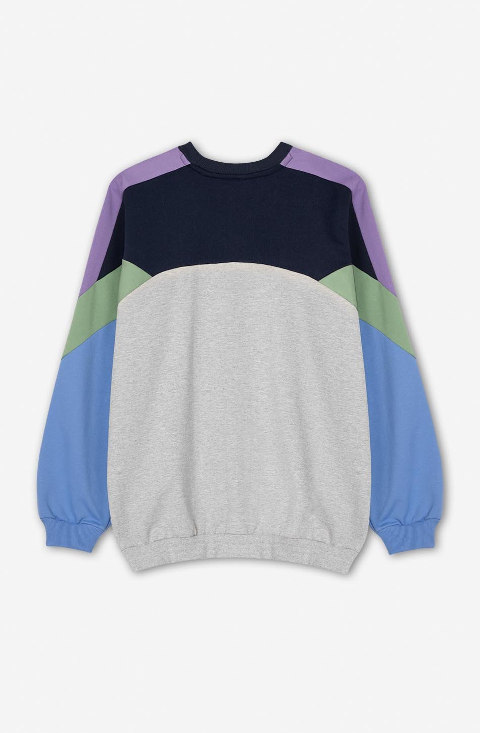 Ivory/ Navy/ Grape /Blue Ink Dru Sweatshirt