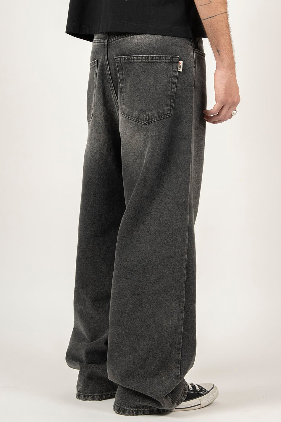 Black Loose Baggy Denim Jeans