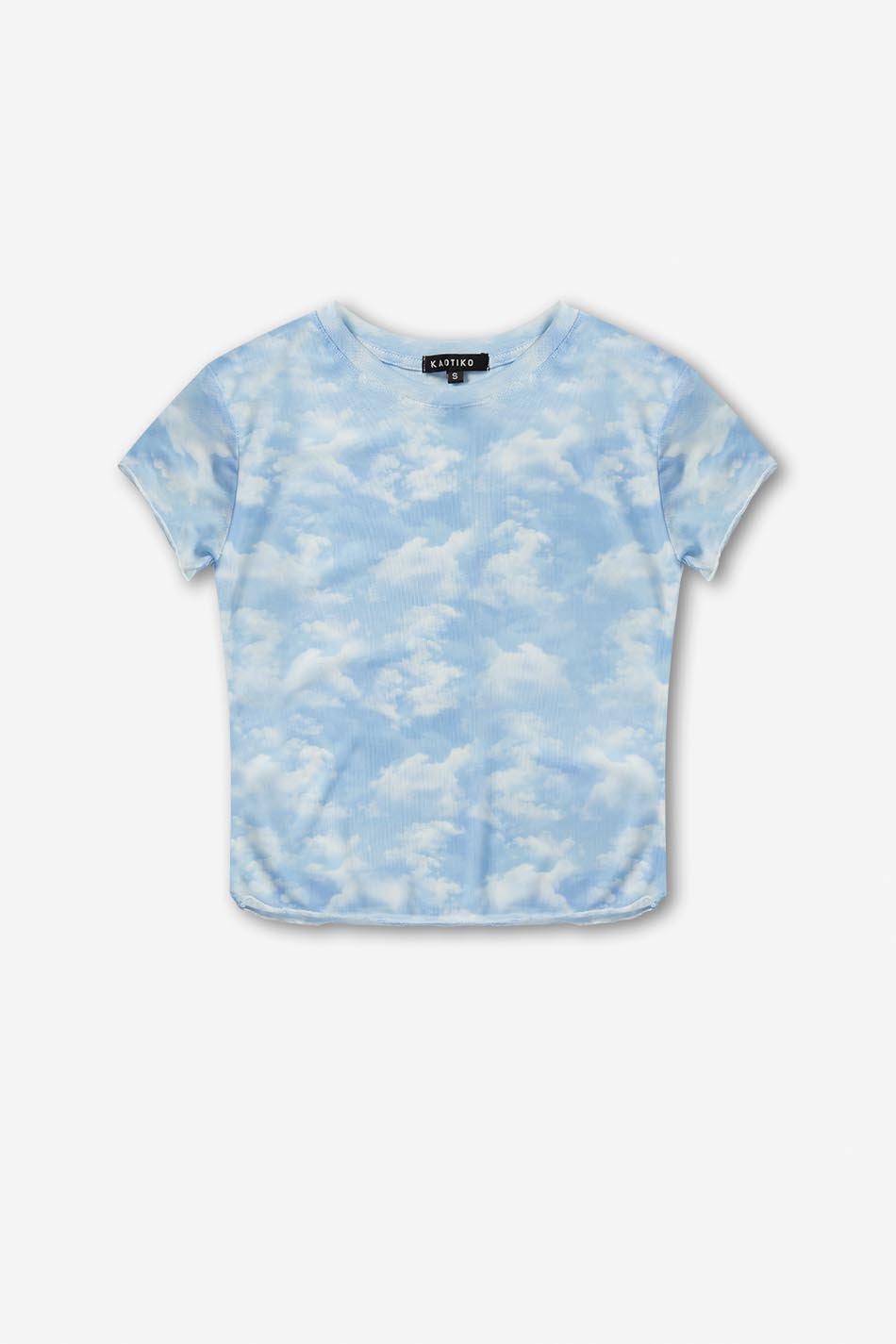 Blue Clouds Tulle T-Shirt