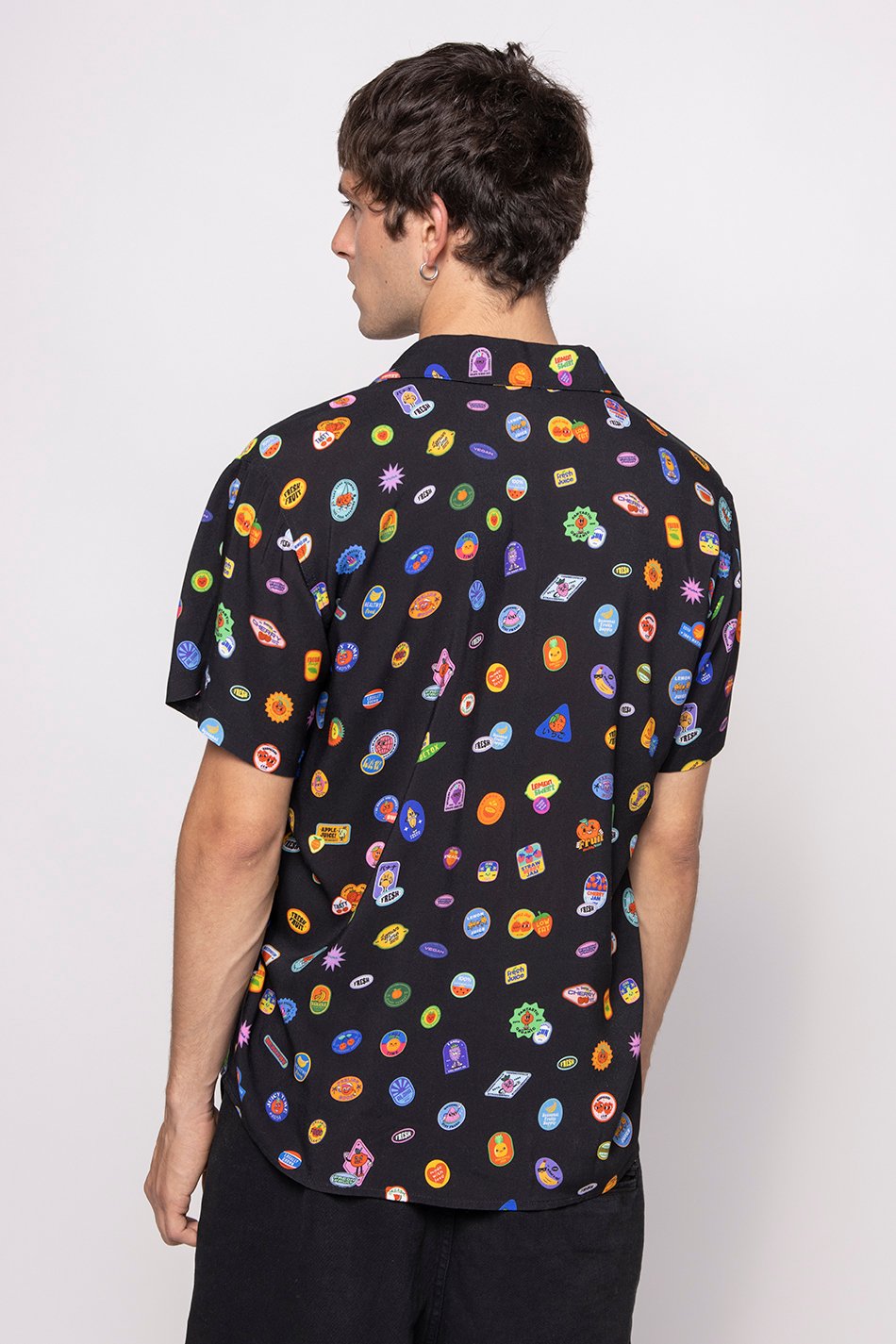 Small Fruit Stickers Shirt