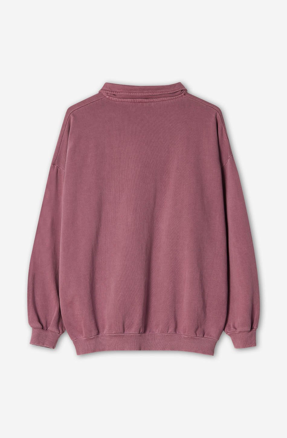 Sweat-shirt Washed Daylen Burgundy